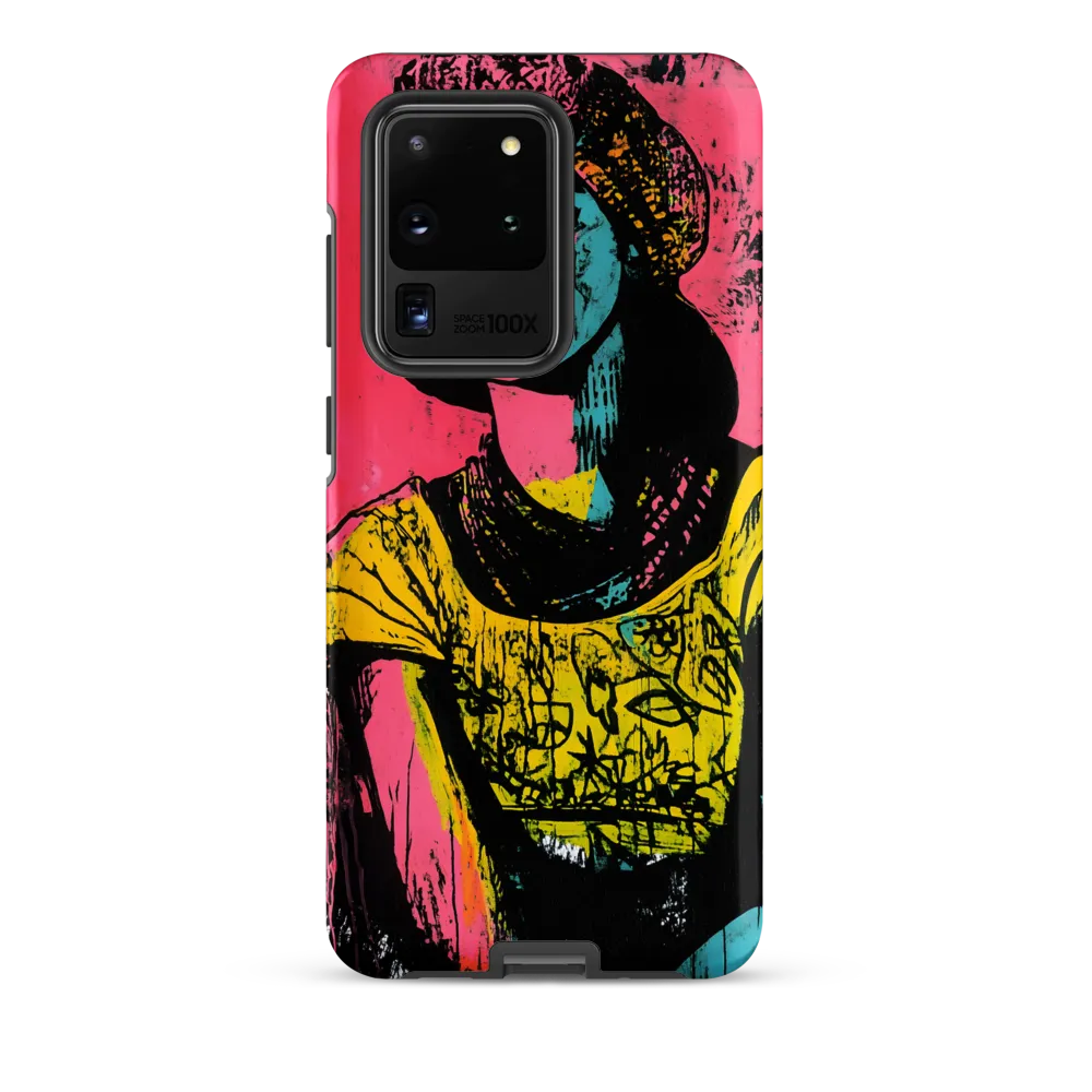 Urban Elegance: A Graffiti Portrait
