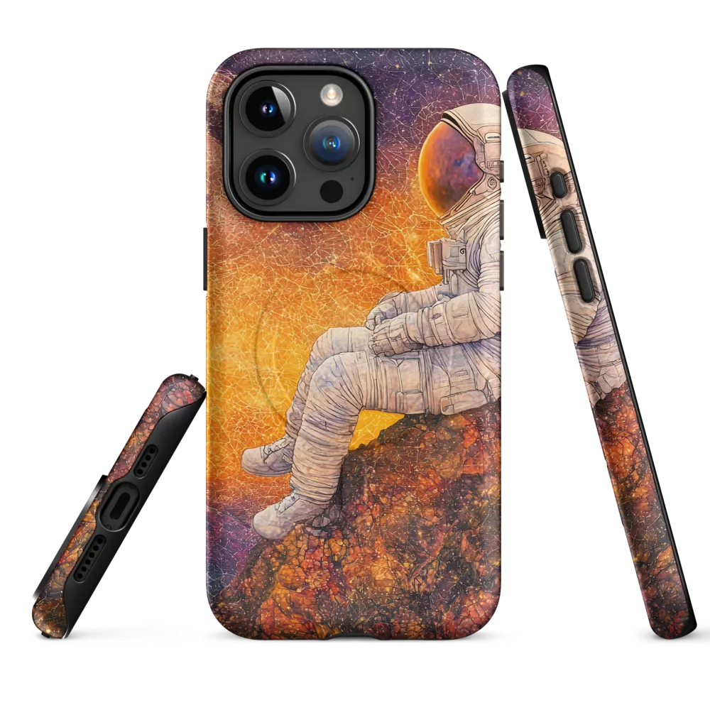 Cosmic Contemplation | Phone Case |  15 Pro Max | MagSafe® Tough Case | Matte