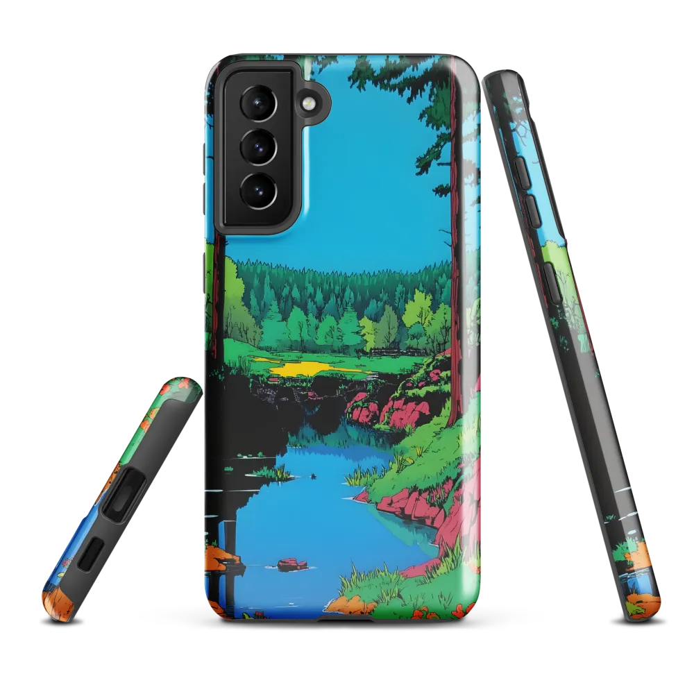 Tranquil Reflections: A Vibrant Landscape