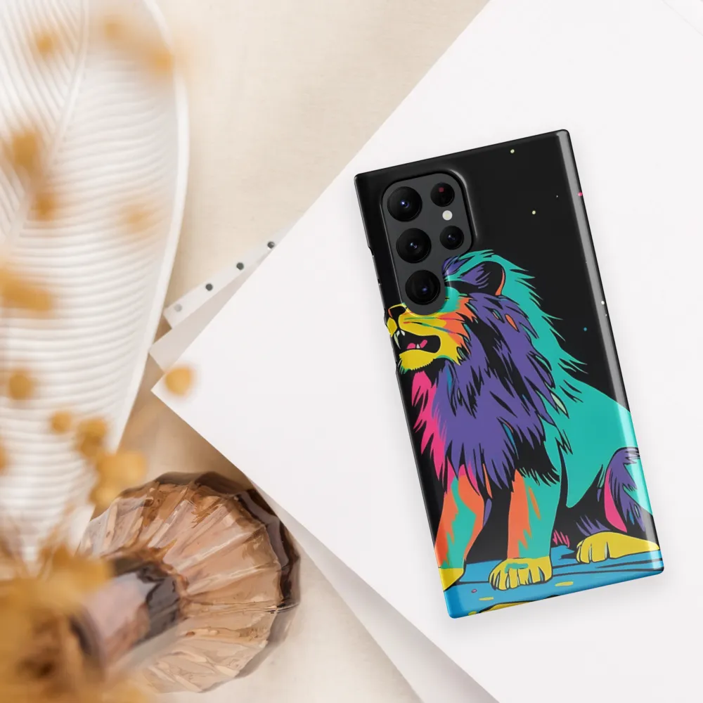 Roaring Colors: The Neon Lion