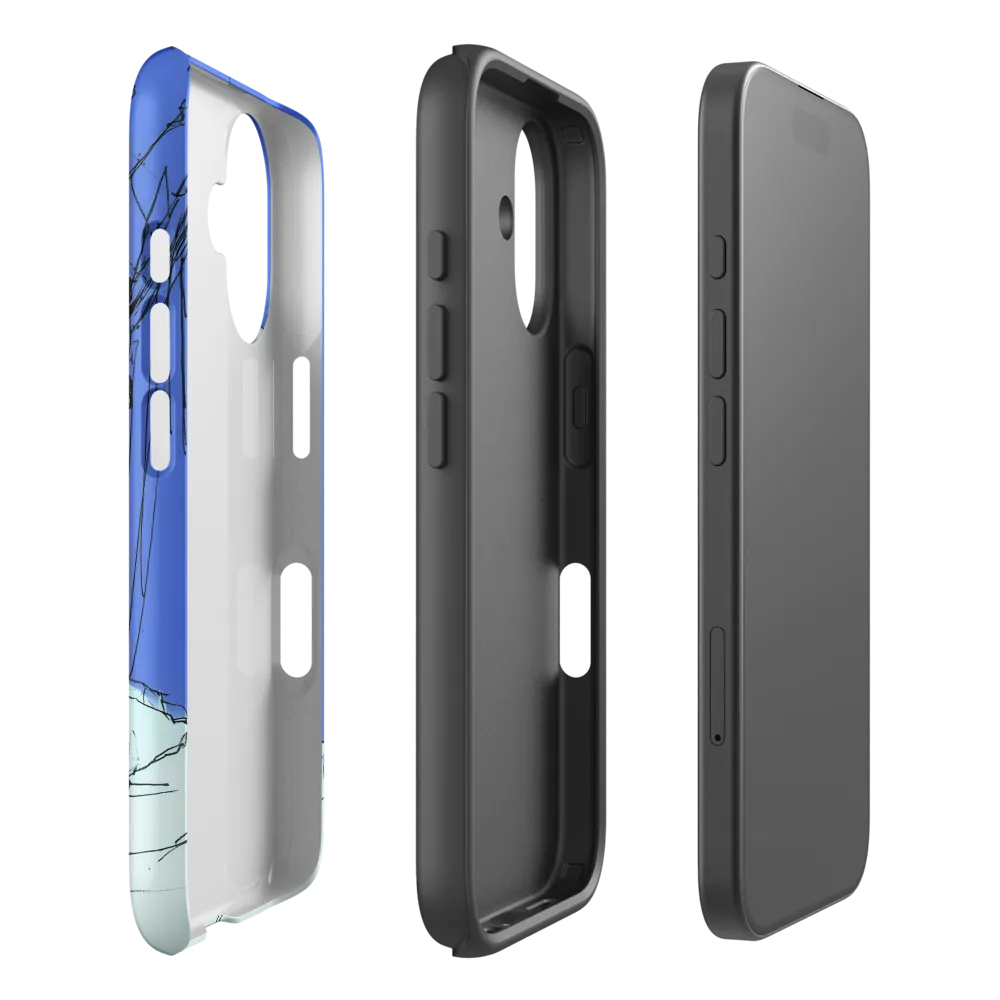 Echoes of a Futuristic Frontier | Phone Case |  16 | Tough Case | Matte