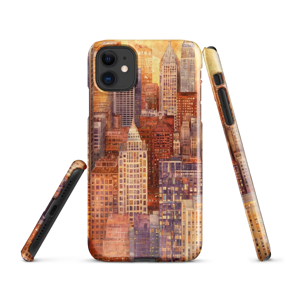 Golden Hour Over the City | Phone Case |  11 | Snap Case | Glossy