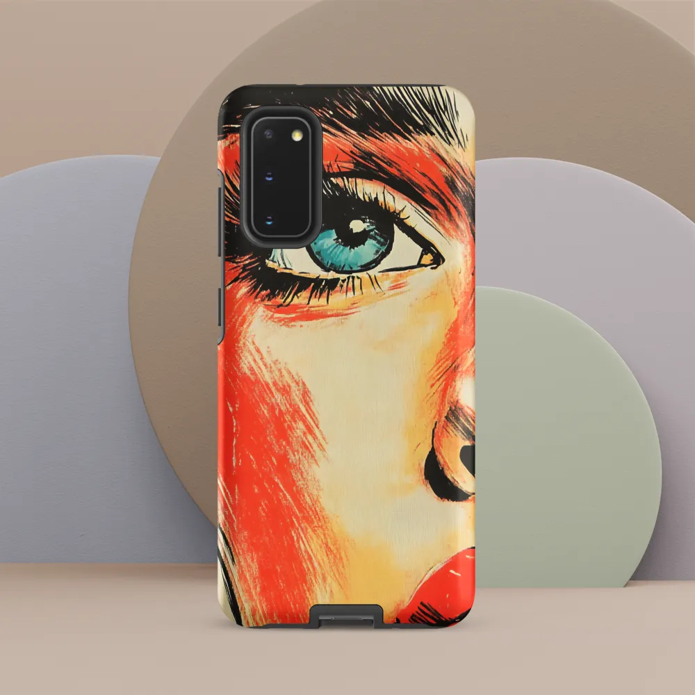 Intense Gaze: A Pop Art Portrait