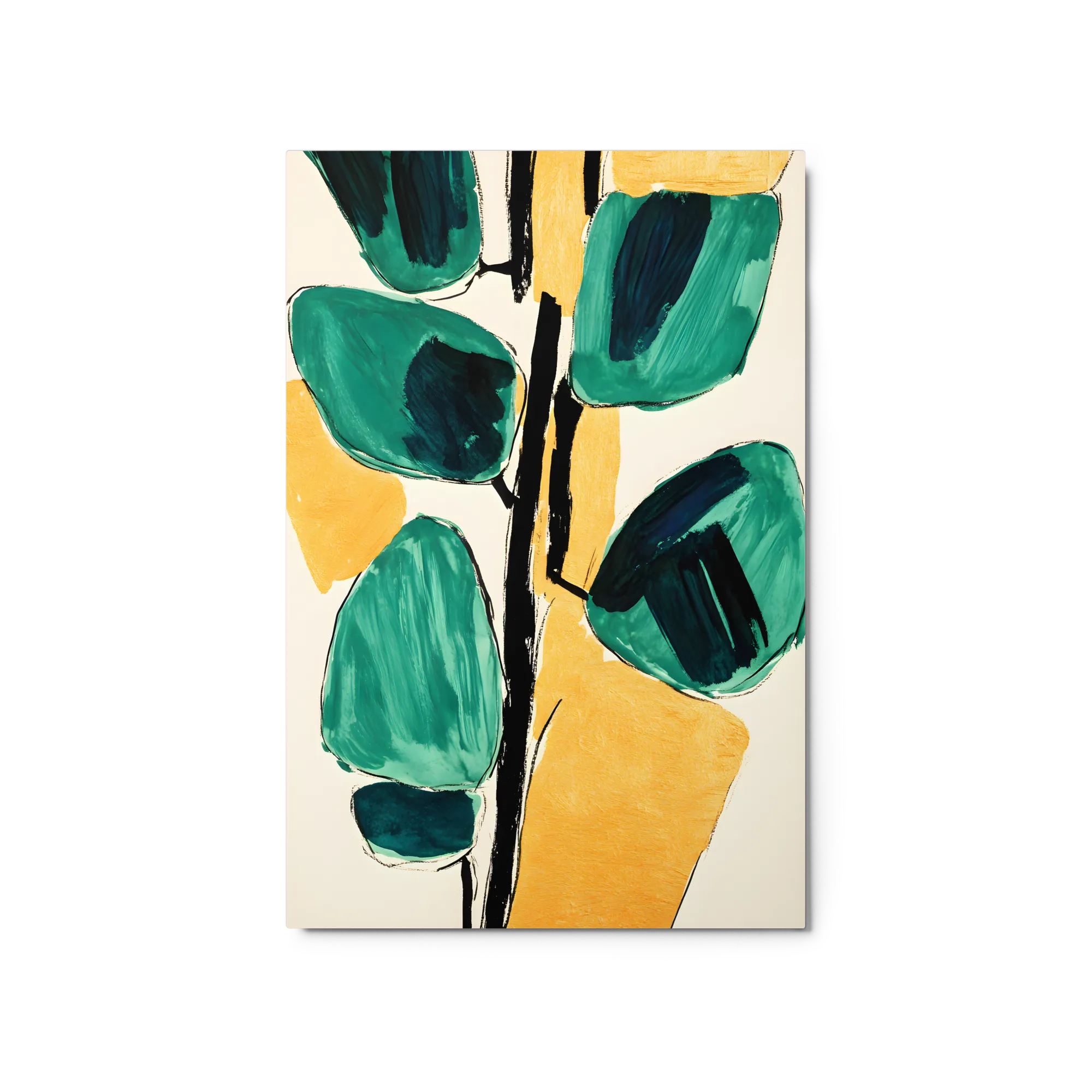 Golden Foliage Study 
 Metal Print | 20″x 30″