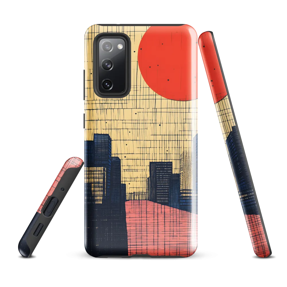 Urban Echoes: A Minimalist Cityscape