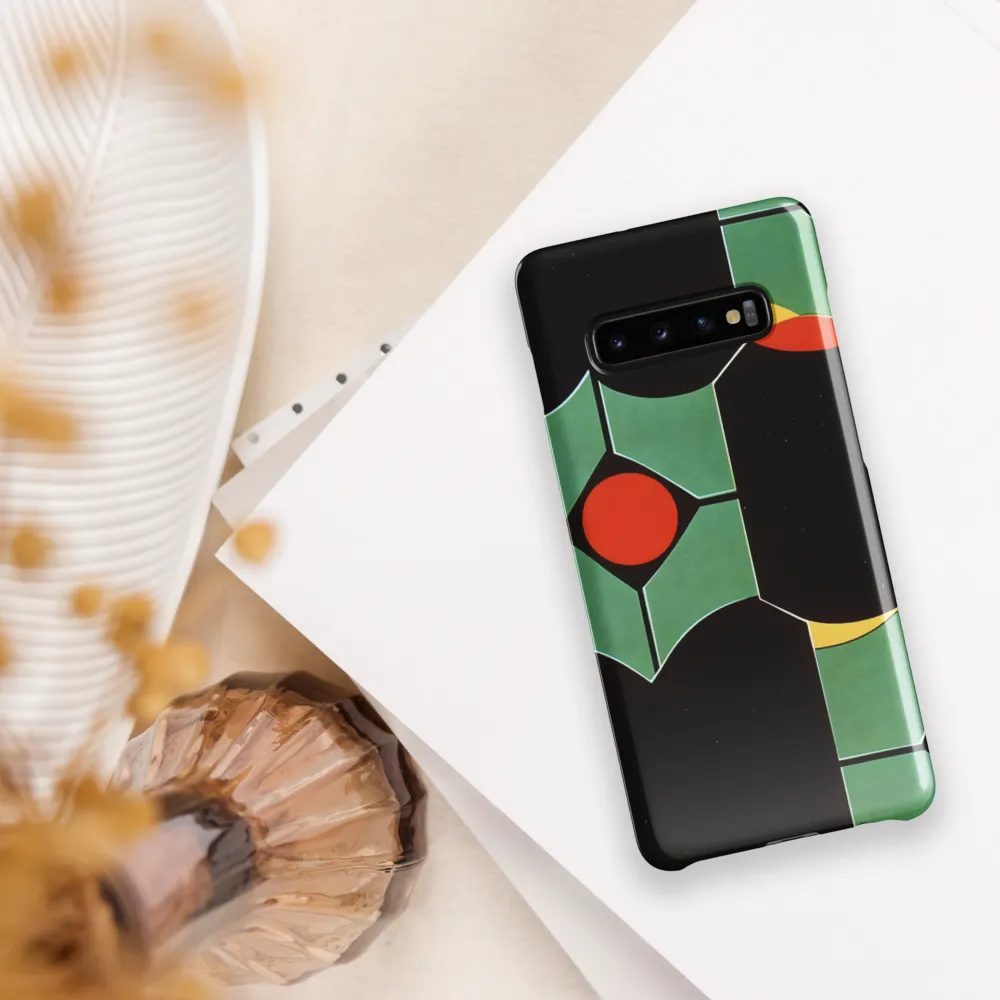 Dynamic Geometric Harmony | Phone Case |  S10 Plus | Snap Case | Glossy