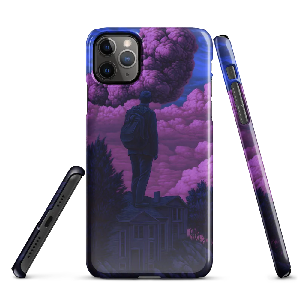 Contemplation Amidst Surreal Clouds | Phone Case |  11 Pro Max | Snap Case | Glossy