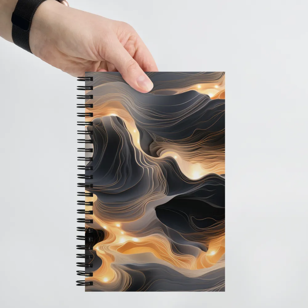 Fluid Harmony | Spiral Notebook