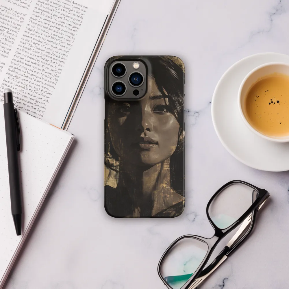 Golden Gaze: A Contemporary Portrait