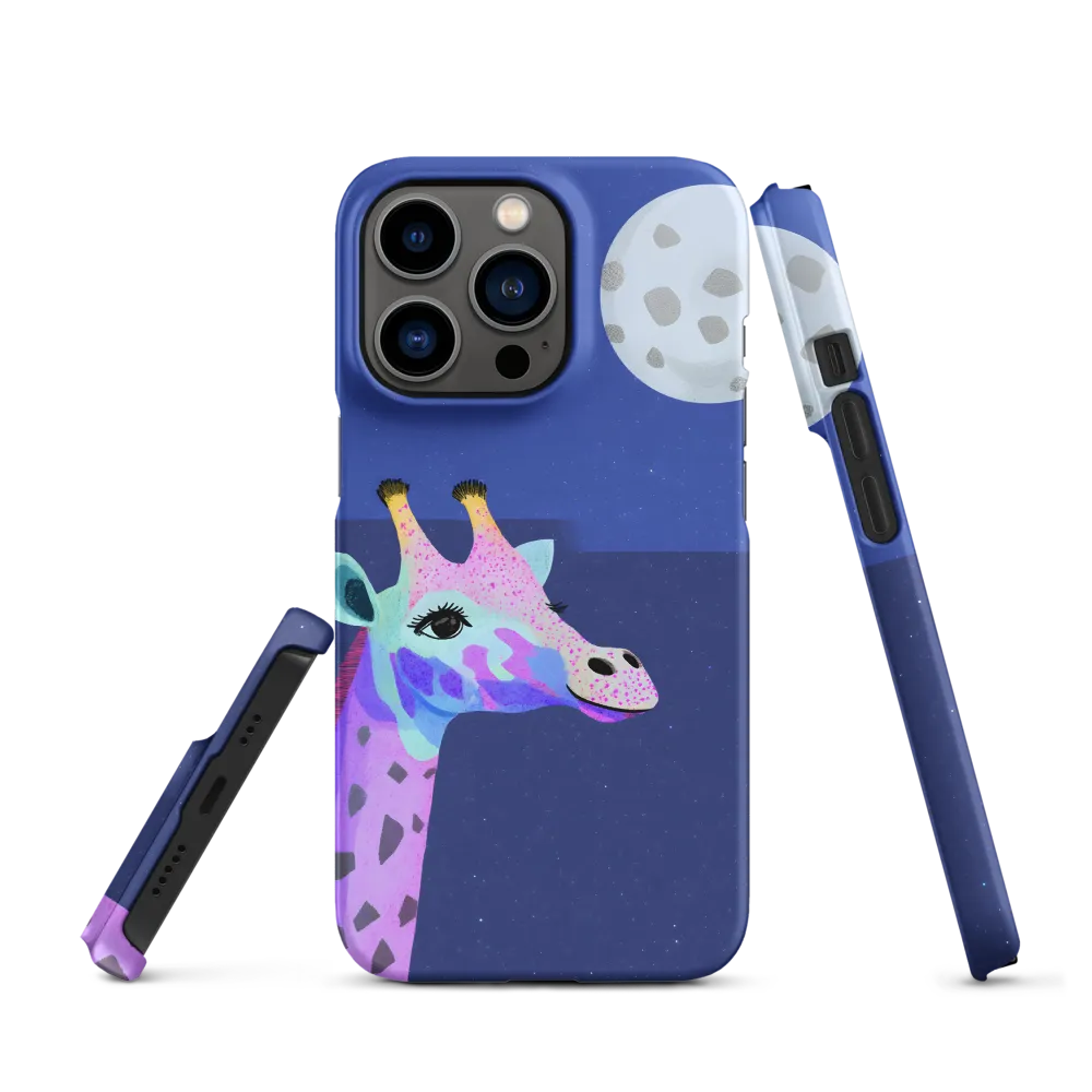 Whimsical Giraffe Under the Stars