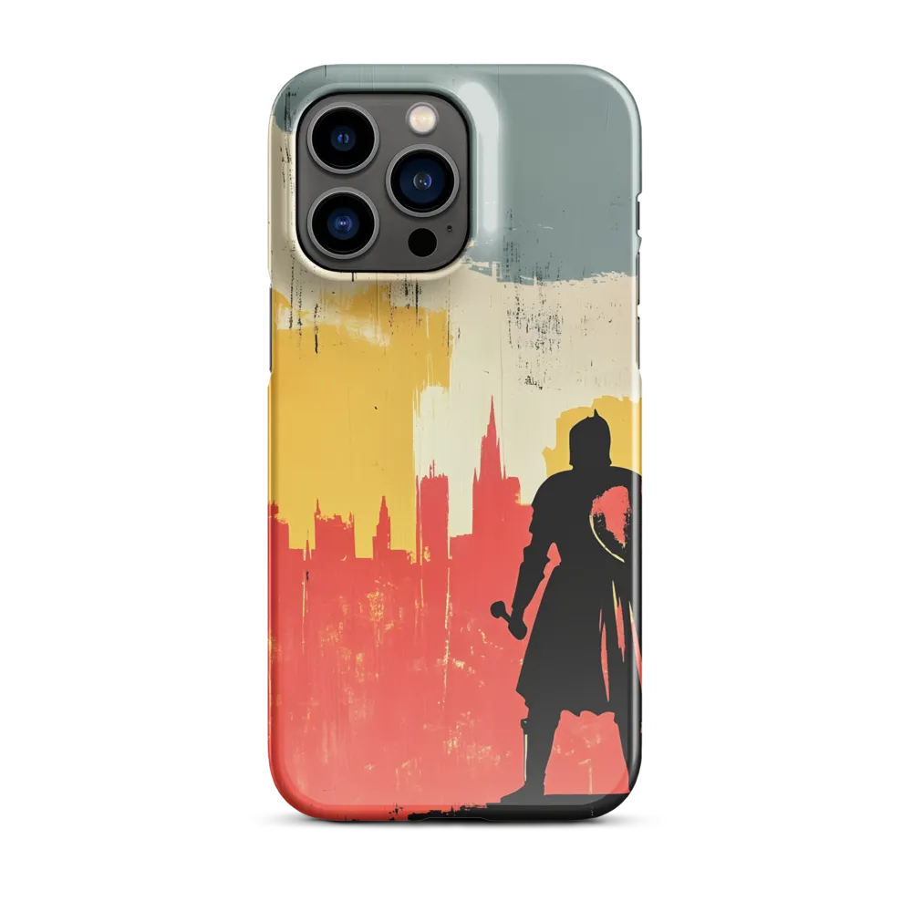 Hero in the Urban Dawn | Phone Case |  14 Pro Max | Snap Case | Glossy