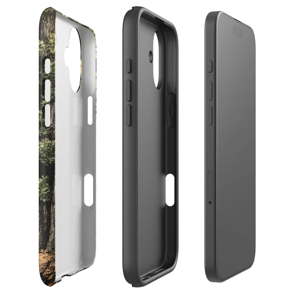 The Whispering Skull: A Surreal Encounter with Nature | Phone Case |  16 Plus | Tough Case | Matte