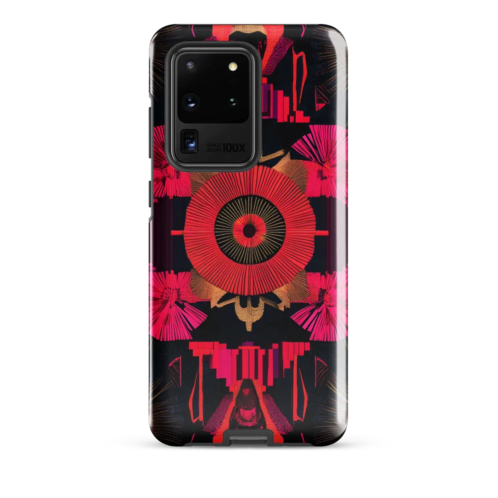 Dynamic Geometric Symphony | Phone Case |  S20 Ultra | Tough Case | Glossy