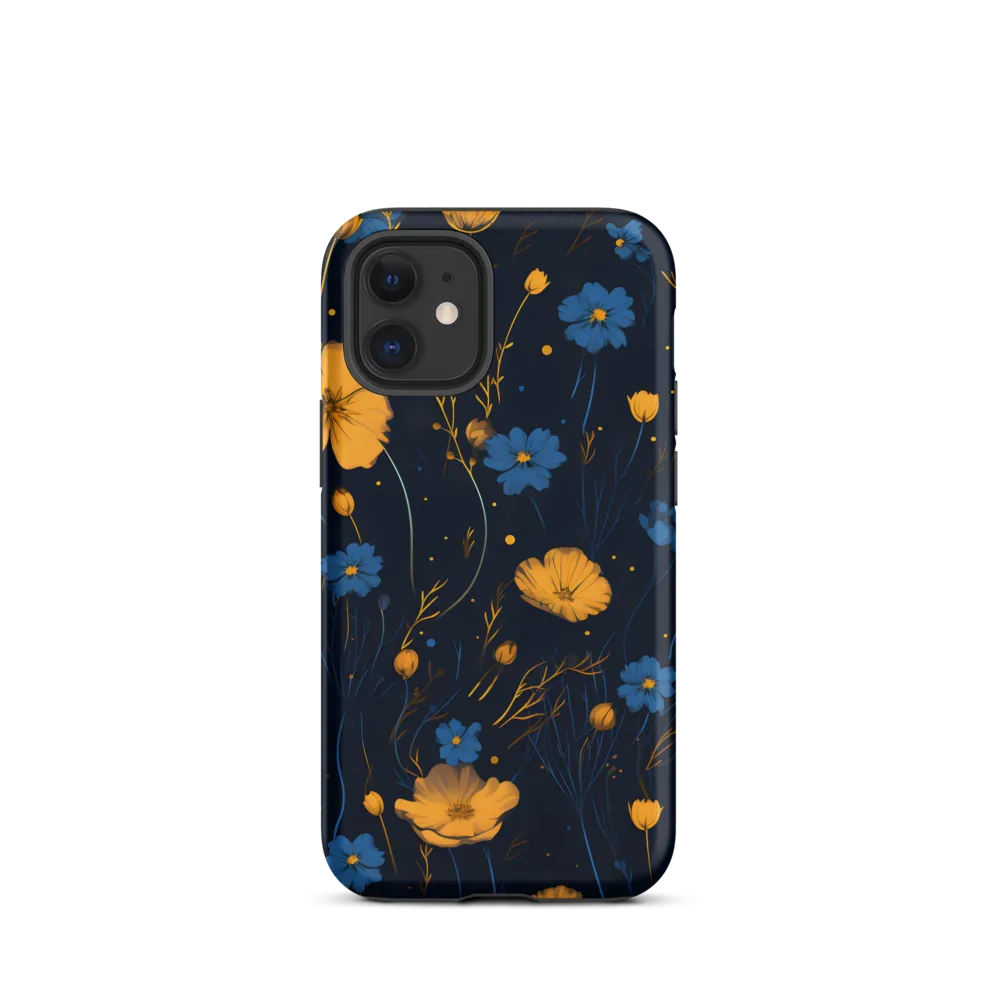 Nocturnal Blossoms | Phone Case |  12 mini | Tough Case | Matte