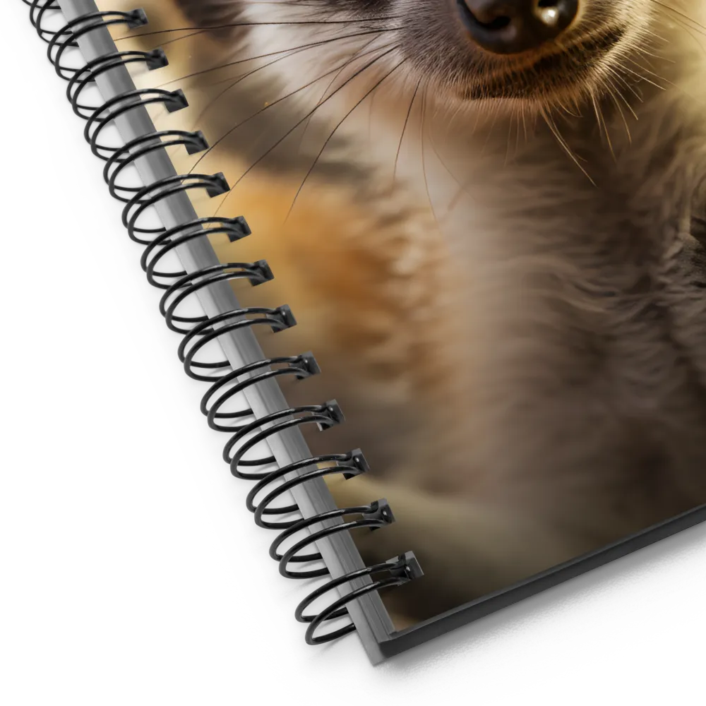 Curious Meerkats in Community | Spiral Notebook