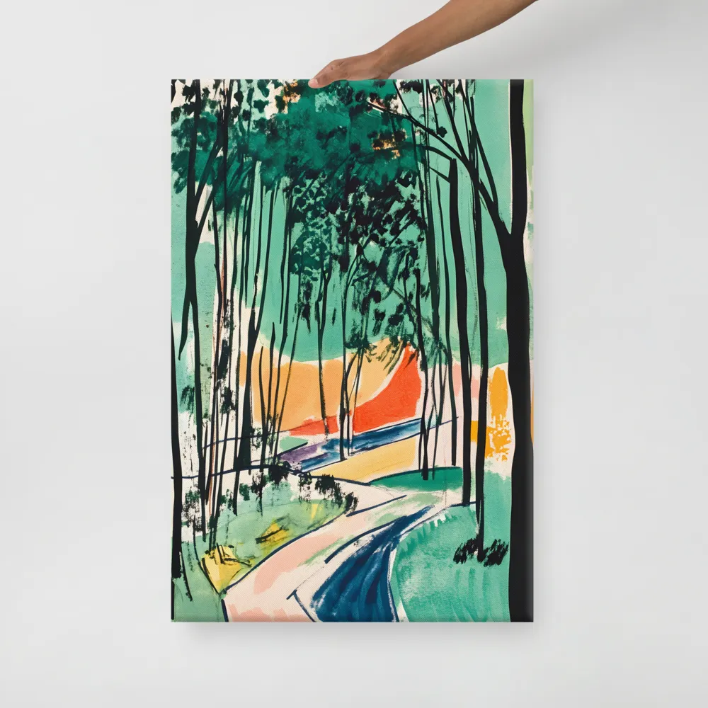 Winding Path Through the Forest | Canvas | 24″×36″