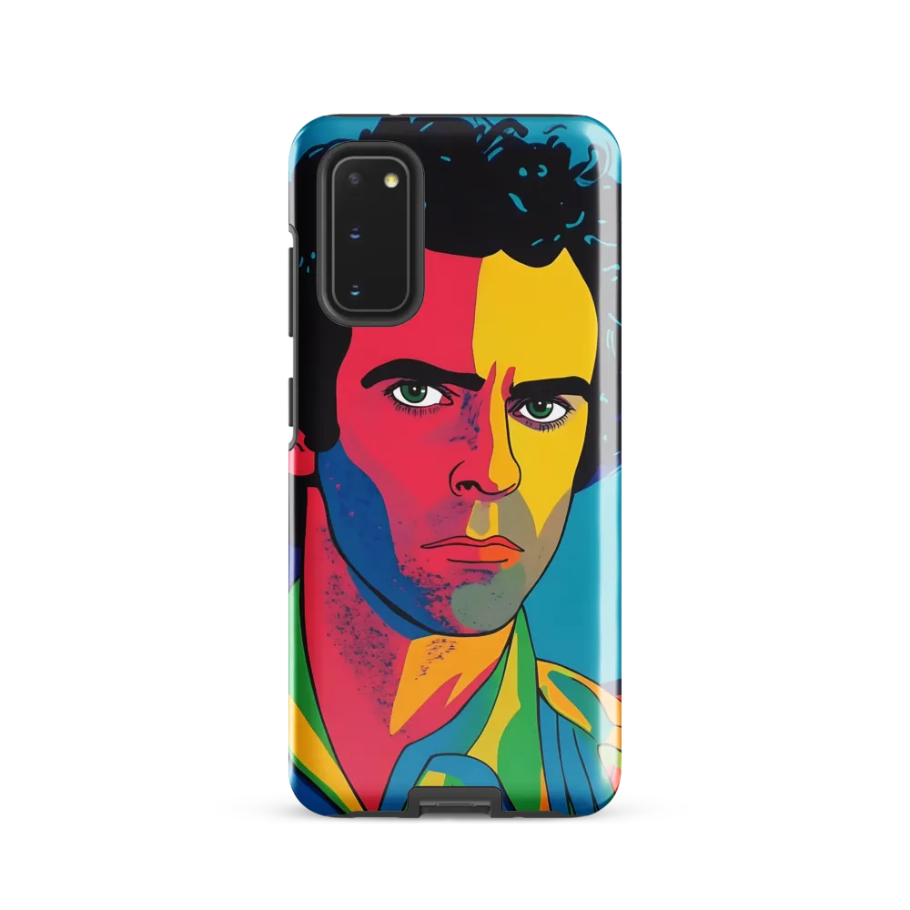 Electric Visage: A Portrait of Vibrance