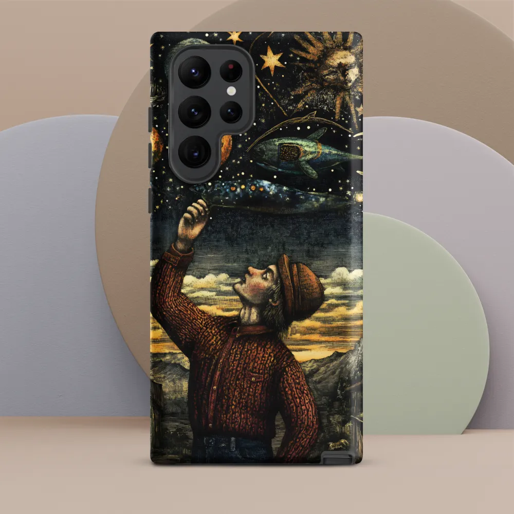 Cosmic Curiosity: A Journey Beyond Earth | Phone Case |  S22 Ultra | Tough Case | Matte