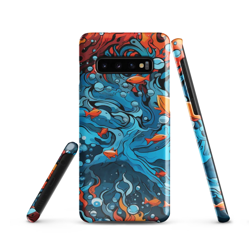 Fluid Harmony: Ocean and Flames