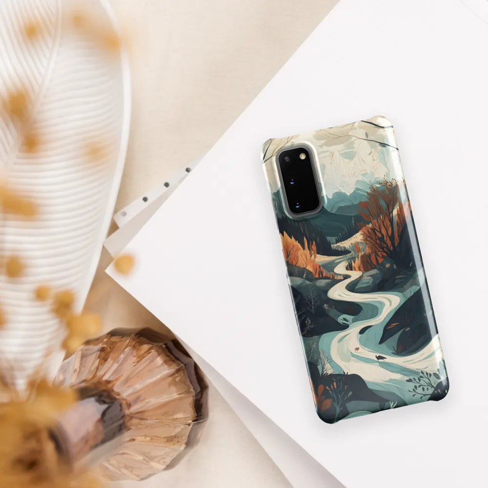 Winding Serenity: A Digital Landscape