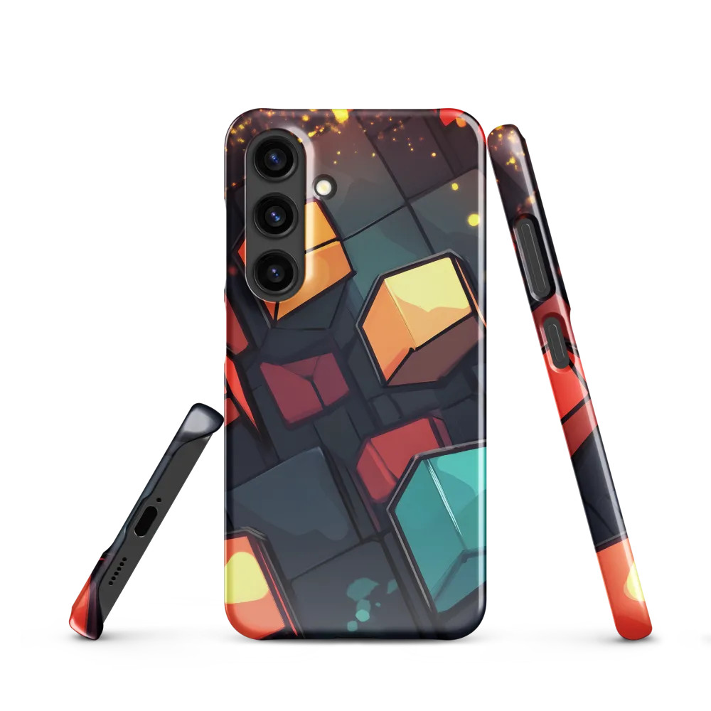 Illuminated Geometry | Phone Case |  S24 | Snap Case | Glossy