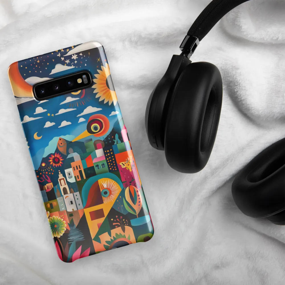 Whimsical Vibrance | Phone Case |  S10 Plus | Snap Case | Glossy