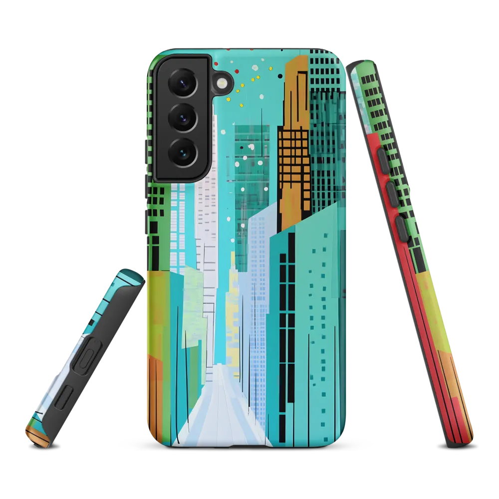 Urban Symphony in Turquoise