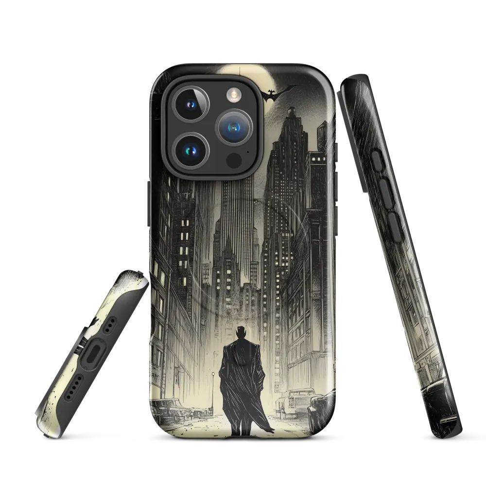 Shadows of the Gotham Night | Phone Case |  16 Pro | MagSafe® Tough Case | Glossy