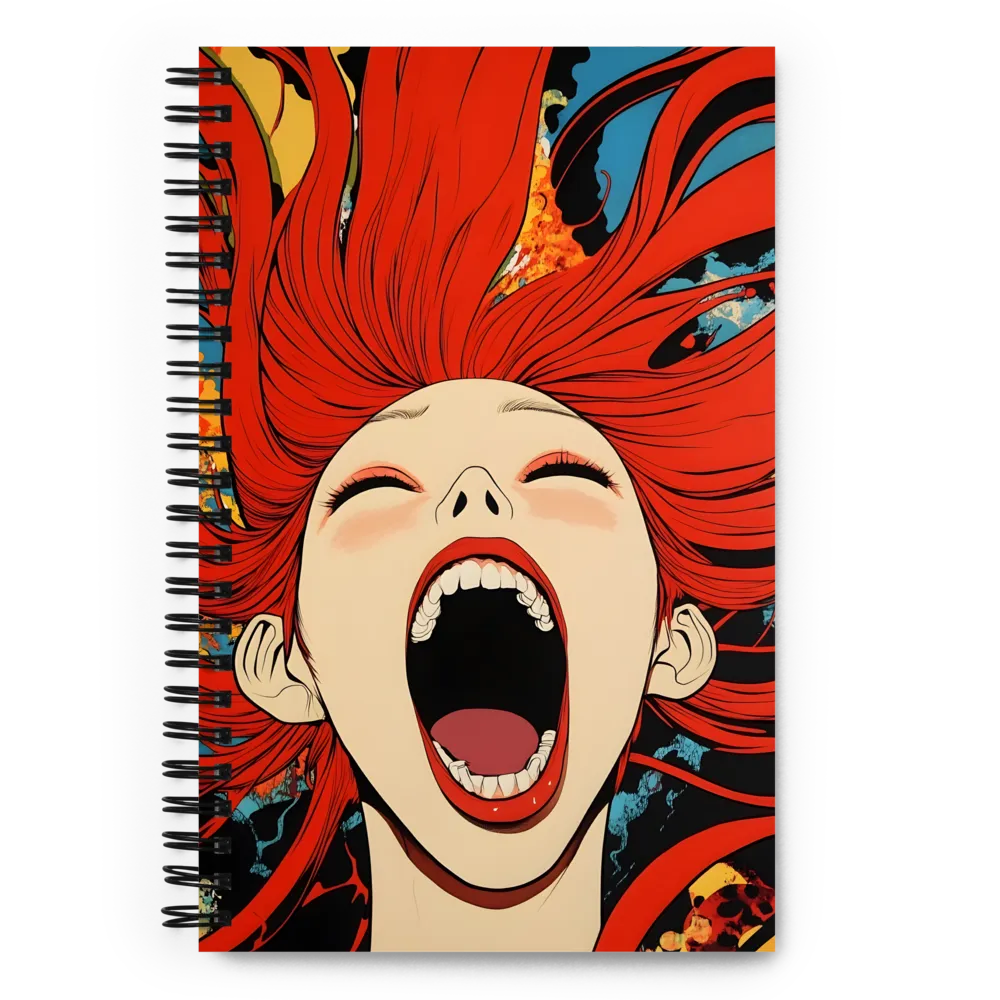 Eruption of Emotion | Spiral Notebook