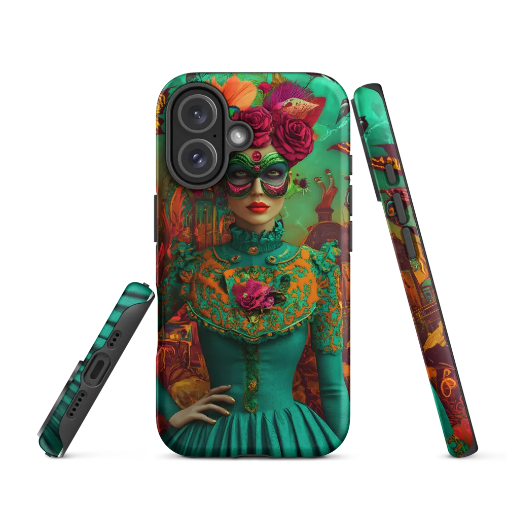 Enchanted Elegance: A Portrait of Mystique | Phone Case