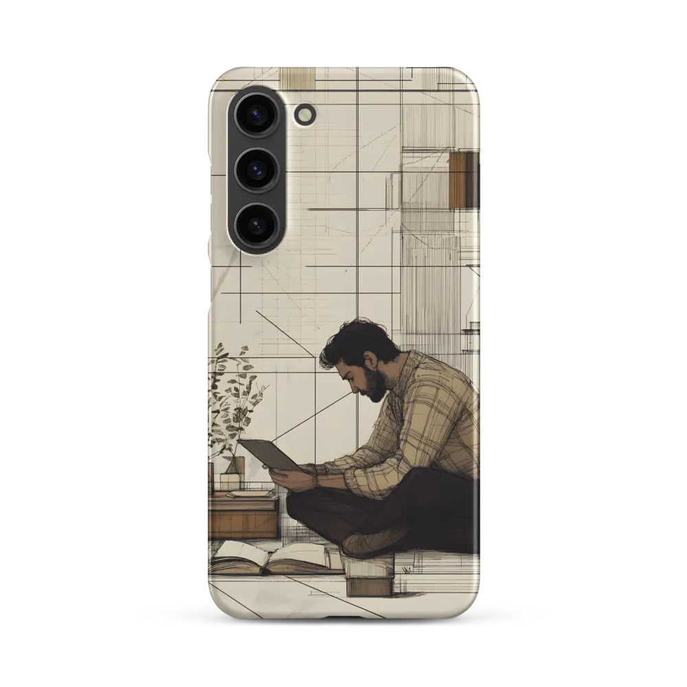 Quiet Reflections in Line | Phone Case |  S23 Plus | Snap Case | Matte