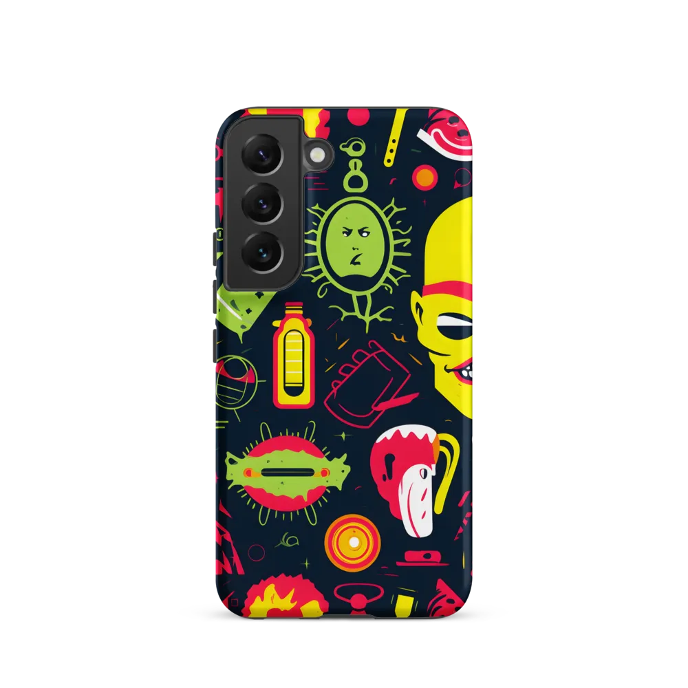 Neon Revelry: A Quirky Exploration of Modern Pop Art