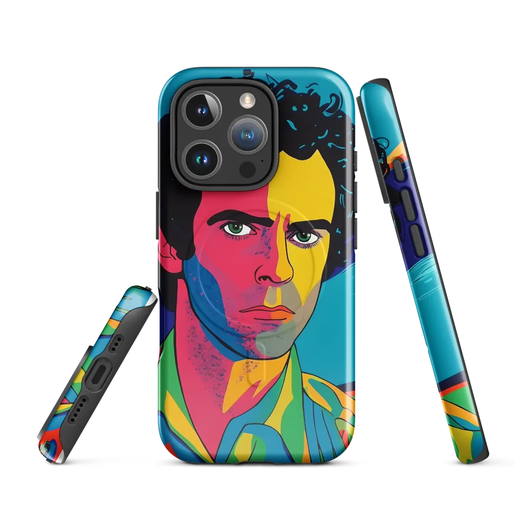 Electric Visage: A Portrait of Vibrance