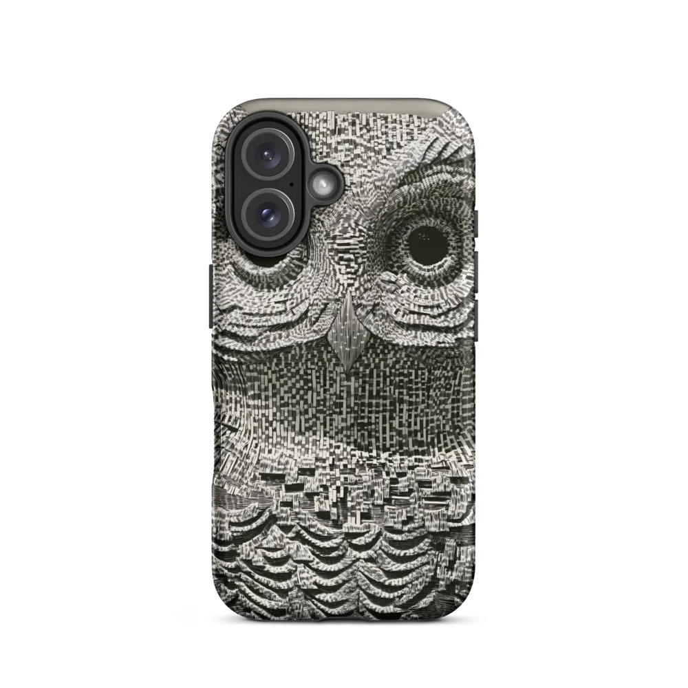 Intricate Owl of Textures | Phone Case