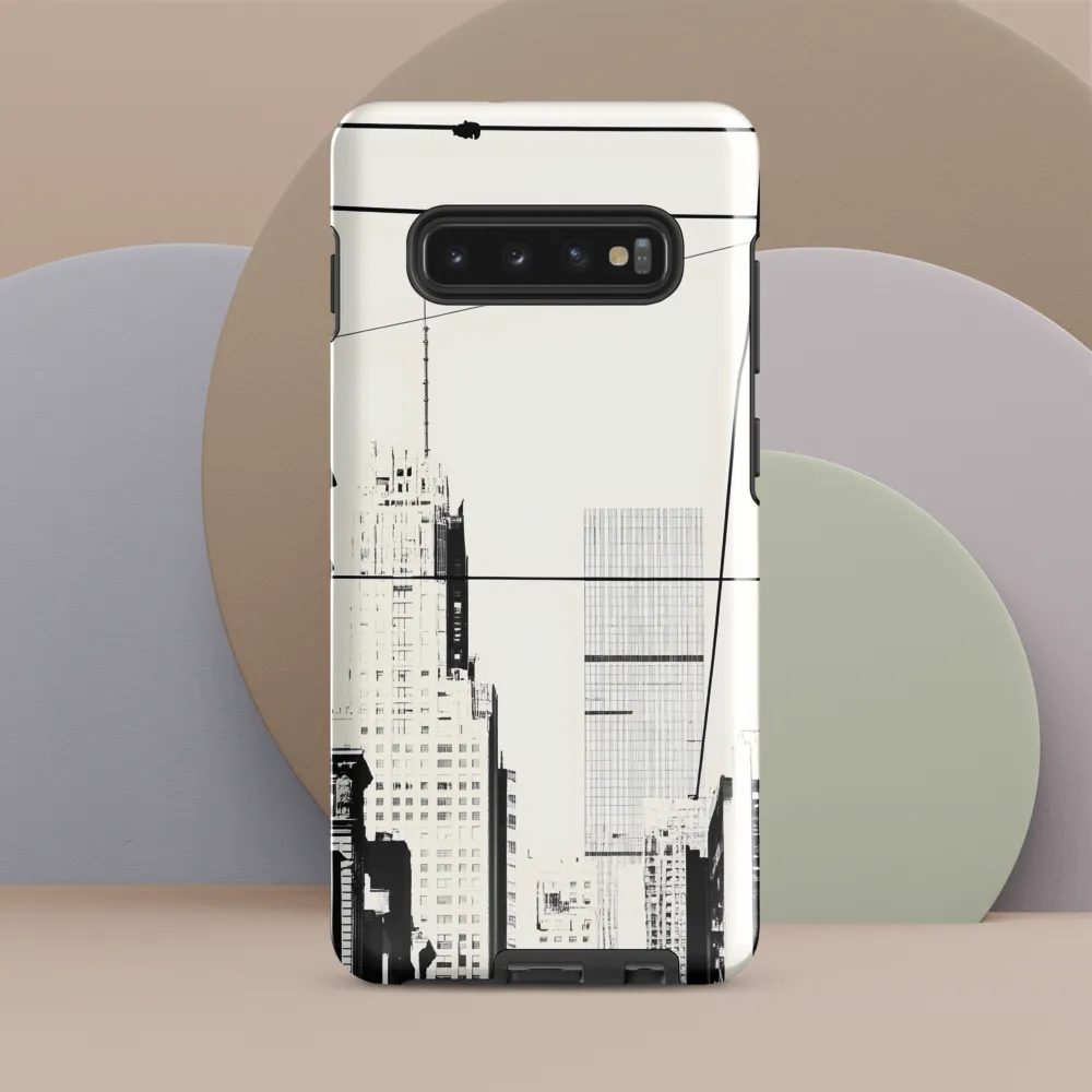 Urban Minimalism: A Study in Lines | Phone Case |  S10 Plus | Tough Case | Glossy