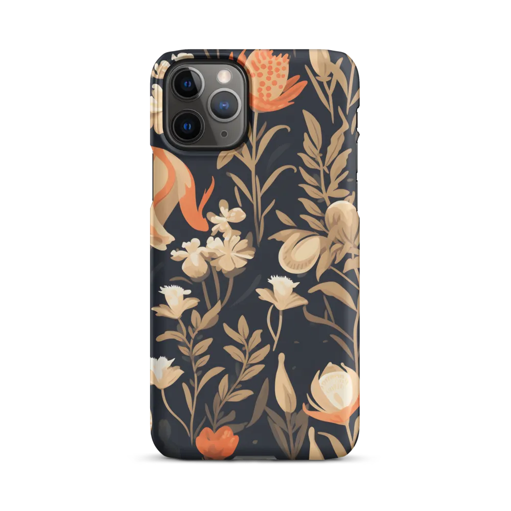 Floral Harmony: A Dance in the Dark