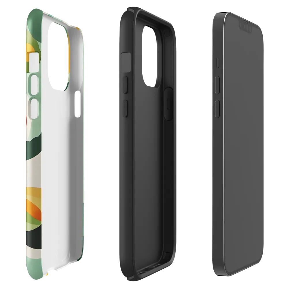 Harmony in Shapes: A Playful Abstract Design | Phone Case |  13 Pro Max | Tough Case | Glossy