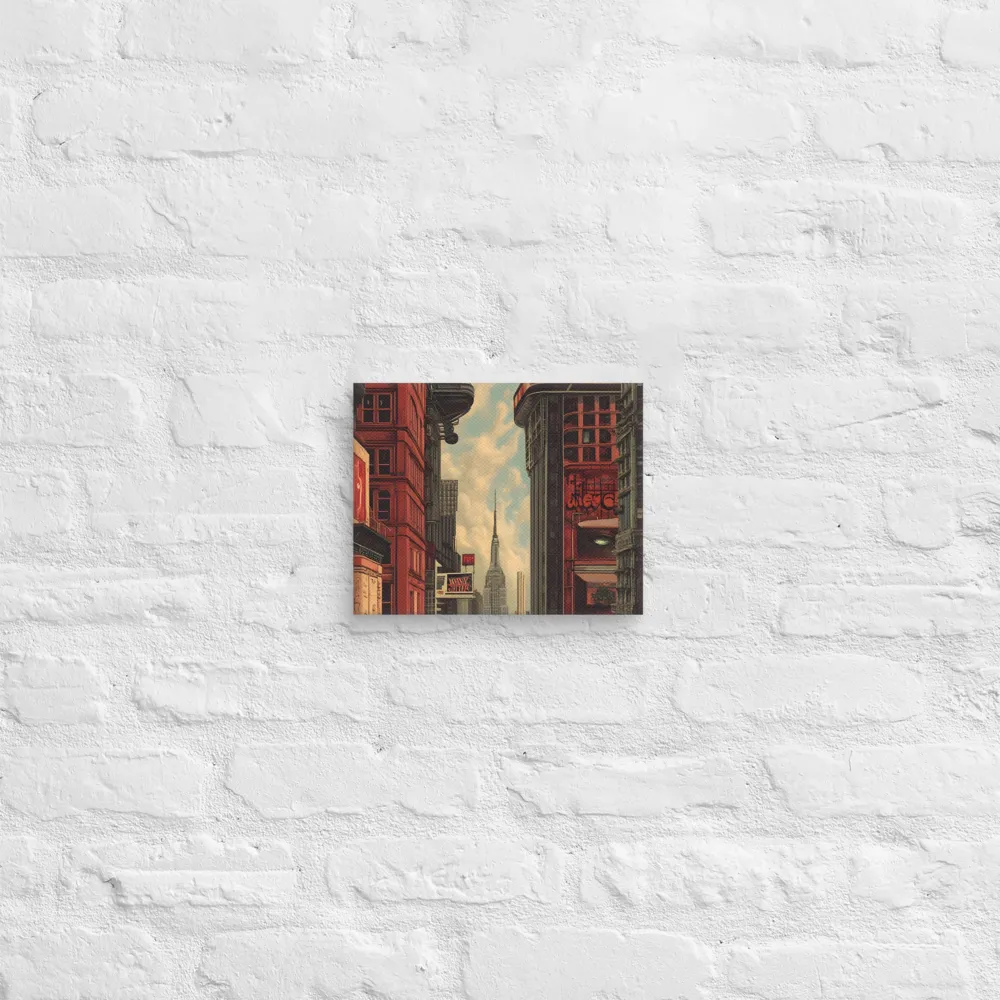A Glimpse of Tomorrow: Urban Ambition | Canvas | 8″×10″
