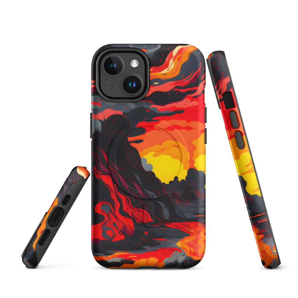 Eruption of Colors | Phone Case |  14 | MagSafe® Tough Case | Matte