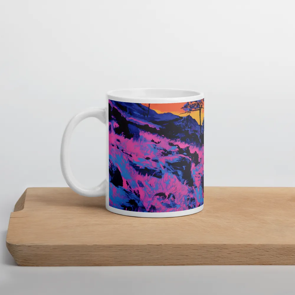 Ethereal Landscape in Vivid Hues | Mug with White inside | 11 oz