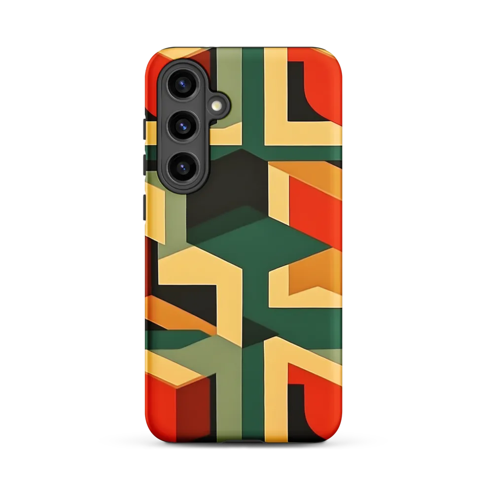 Dynamic Geometry: An Exploration of Form | Phone Case |  S24 Plus | Tough Case | Matte