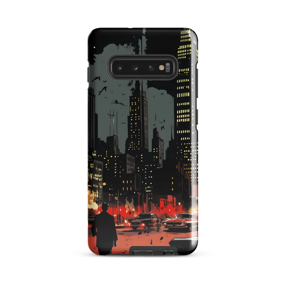 Urban Shadows: A Noir Night | Phone Case |  S10 Plus | Tough Case | Glossy