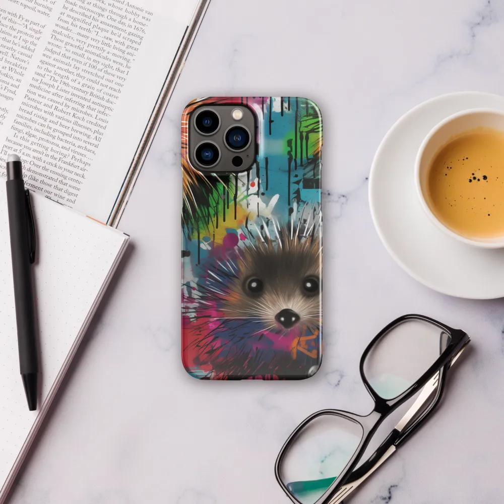 Whimsical Hedgehogs in a Kaleidoscopic Wonderland | Phone Case |  13 Pro Max | Snap Case | Glossy