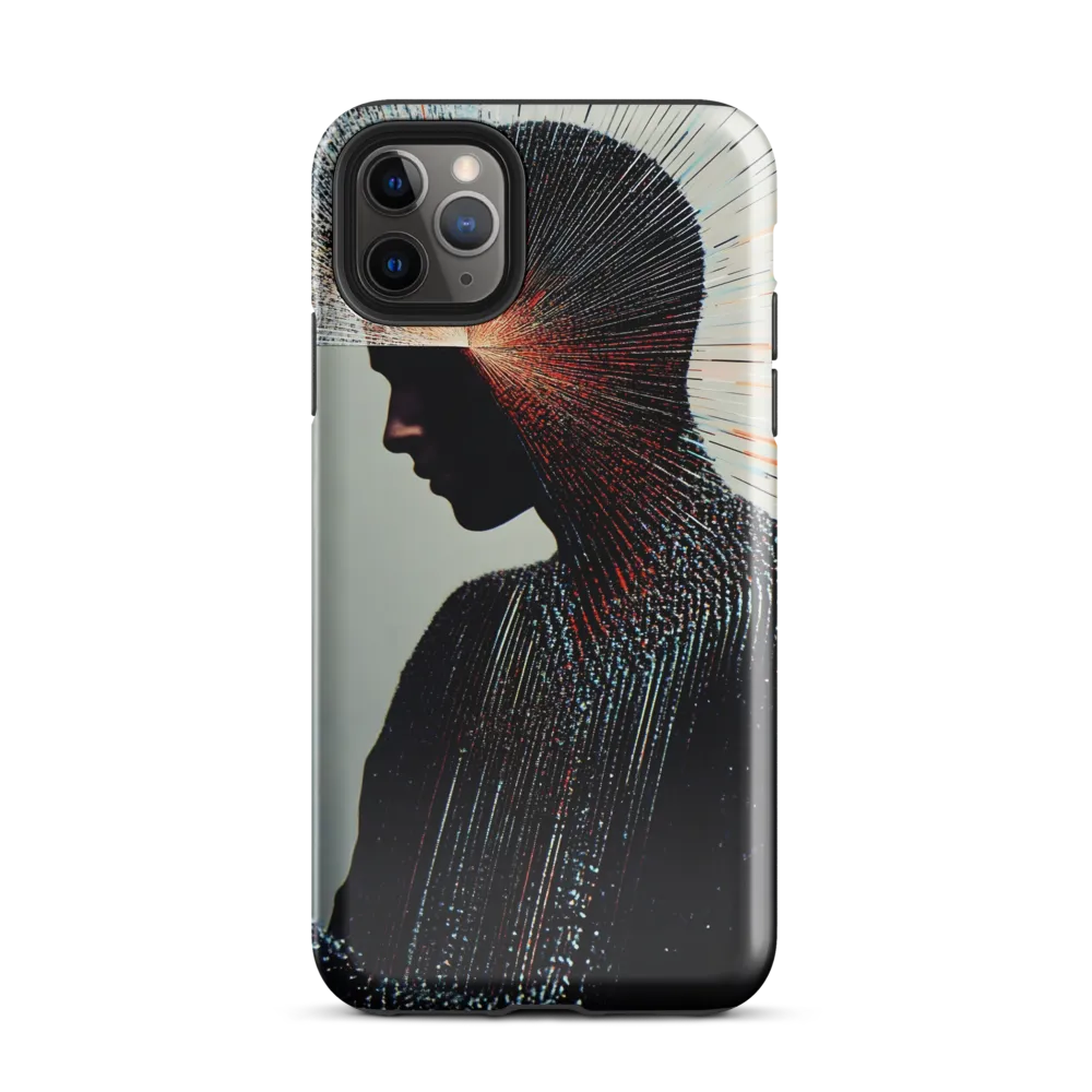 Radiant Reflection: An Abstract Journey of Thought | Phone Case |  11 Pro Max | Tough Case | Glossy