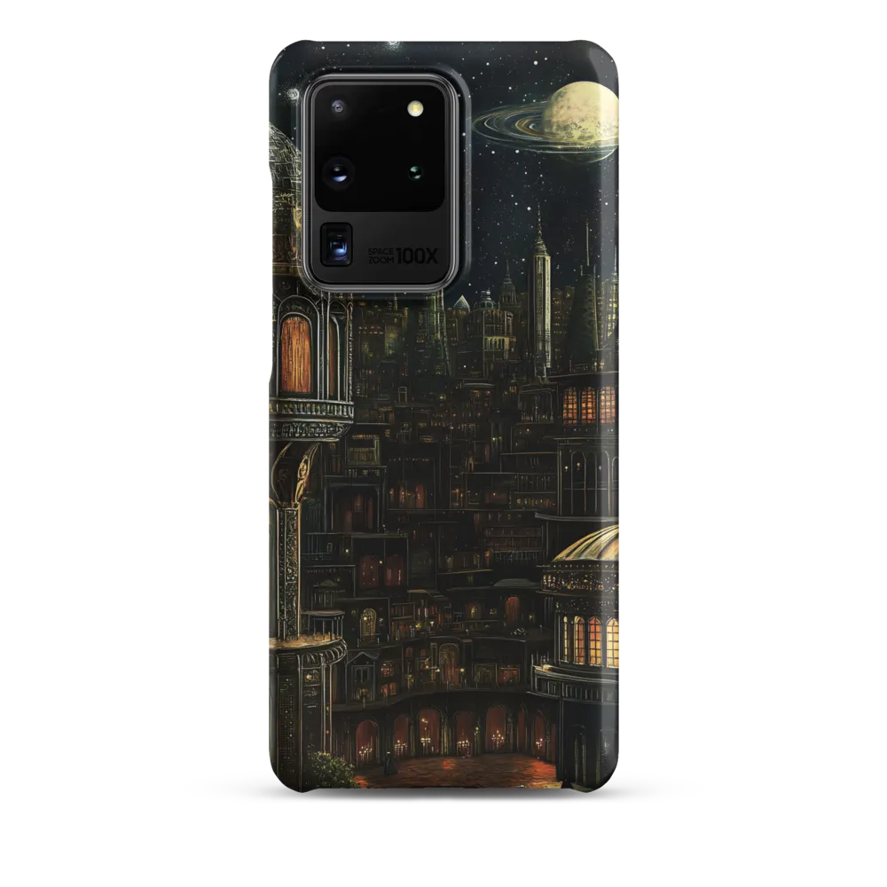 Celestial Enigma: A Surreal Cityscape