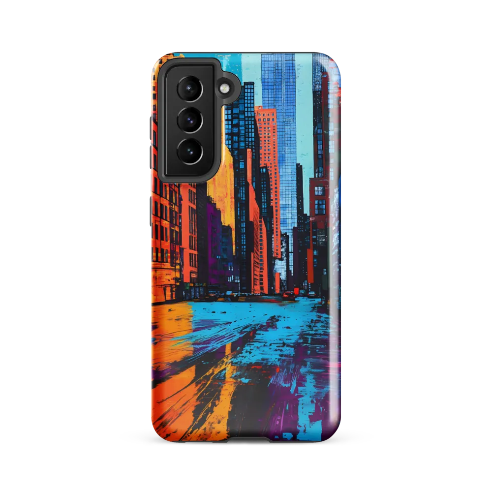 Vibrant Urban Horizons | Phone Case |  S21 FE | Tough Case | Glossy
