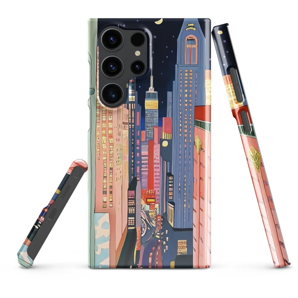 Urban Dreamscape: A Pop Art Night | Phone Case |  S23 Ultra | Snap Case | Glossy