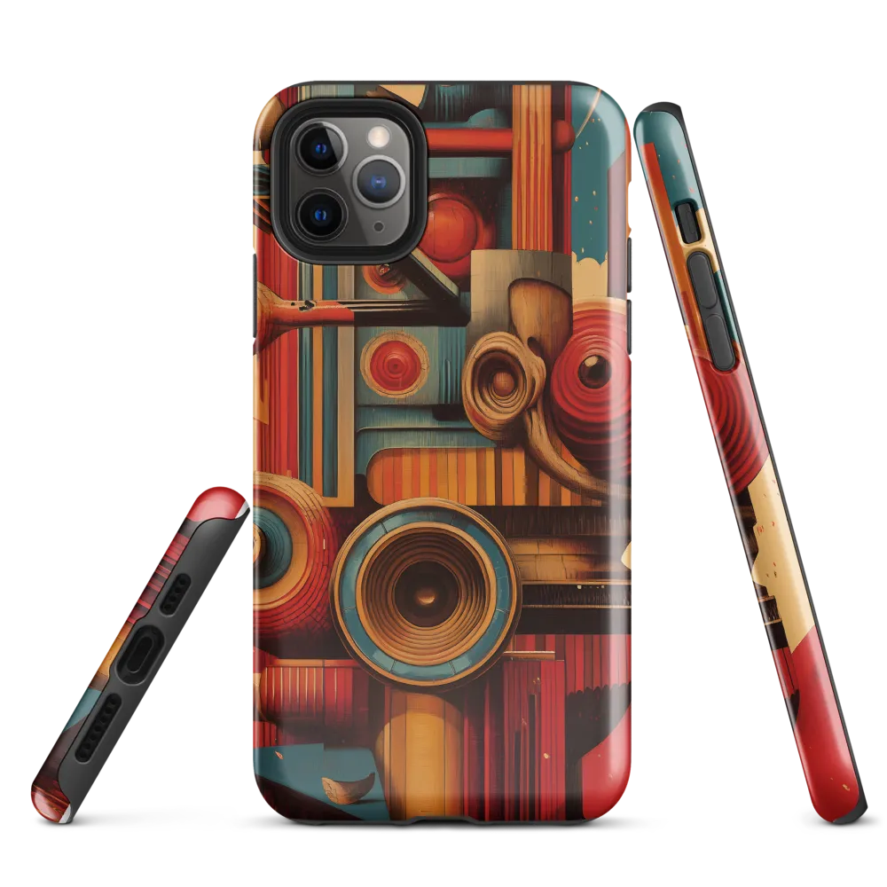 Geometric Symphony | Phone Case |  11 Pro Max | Tough Case | Glossy