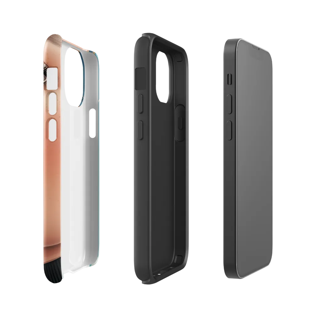 Serenity in Blue | Phone Case |  13 mini | Tough Case | Glossy