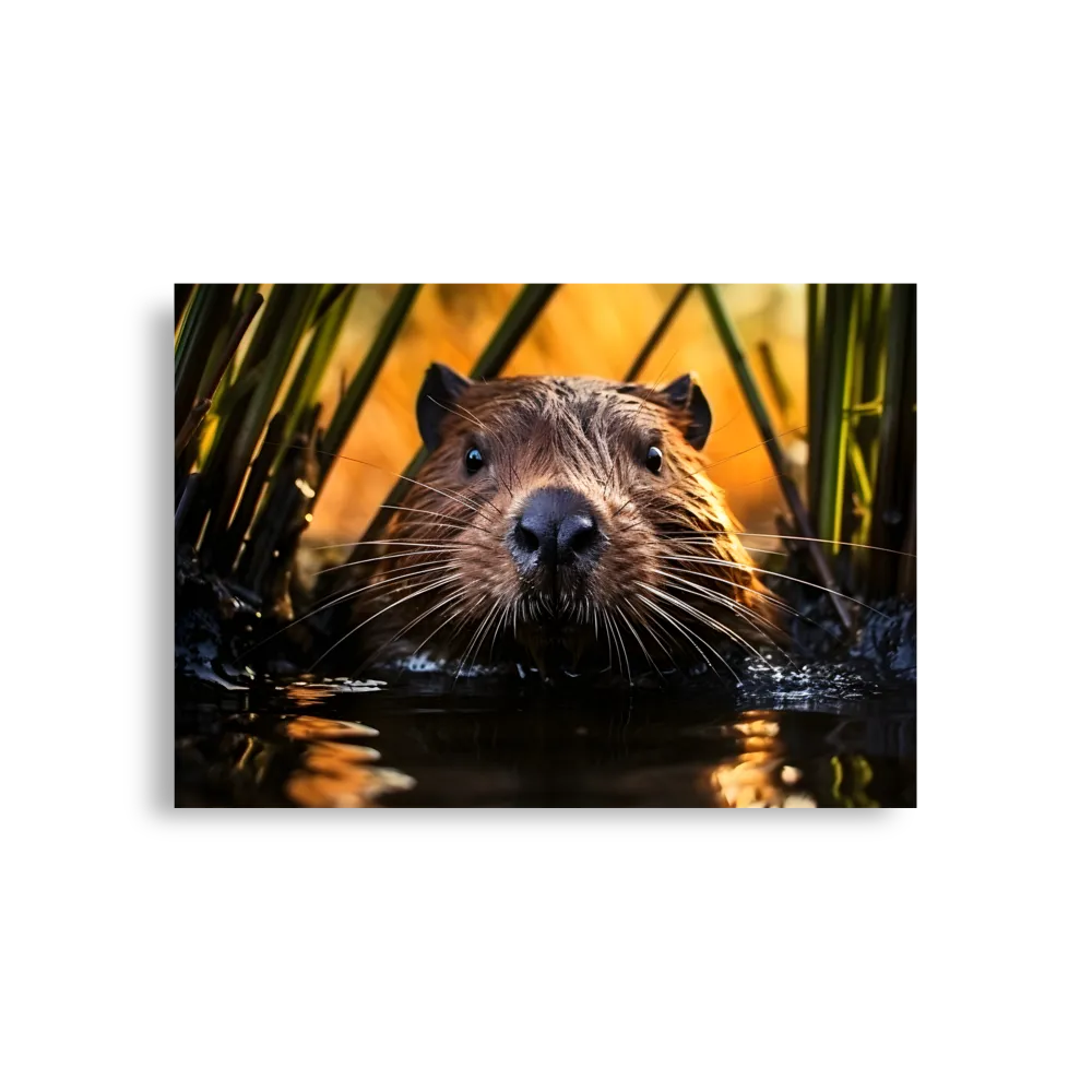 Beaver Serenity: A Natural Portrait | Poster | A1 (23.3″×33.1″)